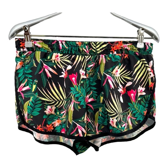 Danskin Active | S Small Tropical Print Athletic Shorts - Picture 1 of 13